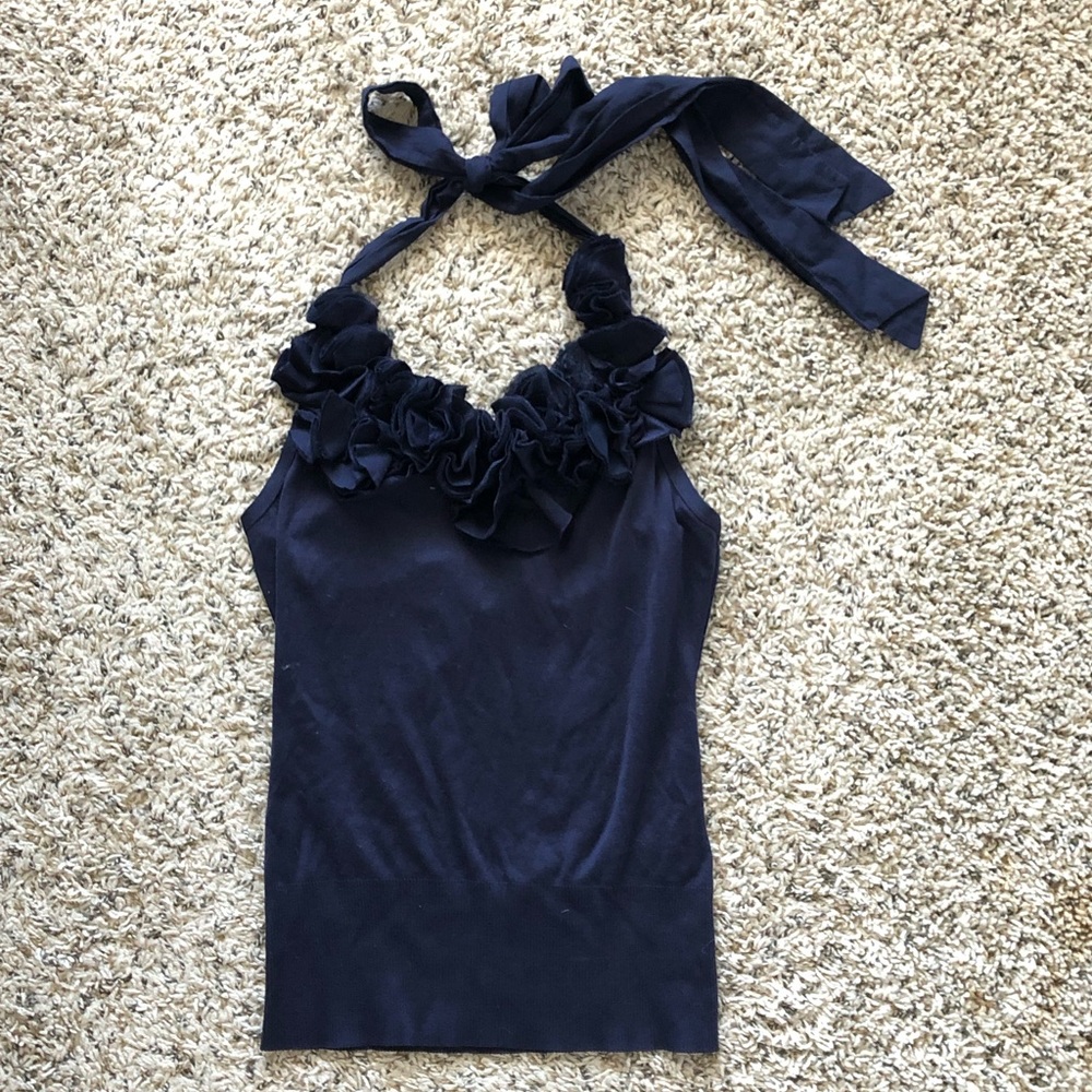 Ralph Lauren floral detailed halter top